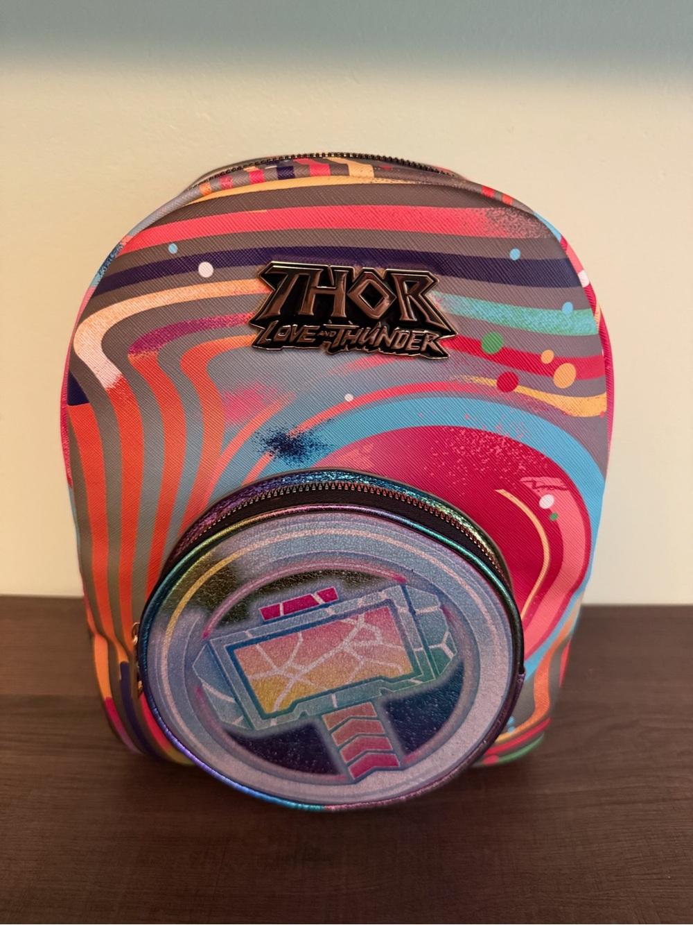 NWT Loungefly Thor: Love and Thunder Mini Backpack - Multicolor